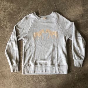 JCrew Zebra Sweater
